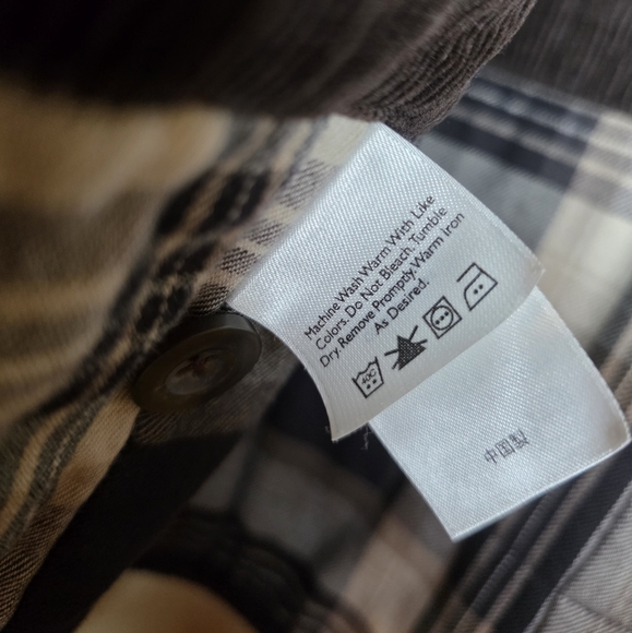 EDDIE BAUER Barn Coat Chore Jacket Canvas Tan Flannel‎ Lined - Size XL Tall - Picture 9 of 9